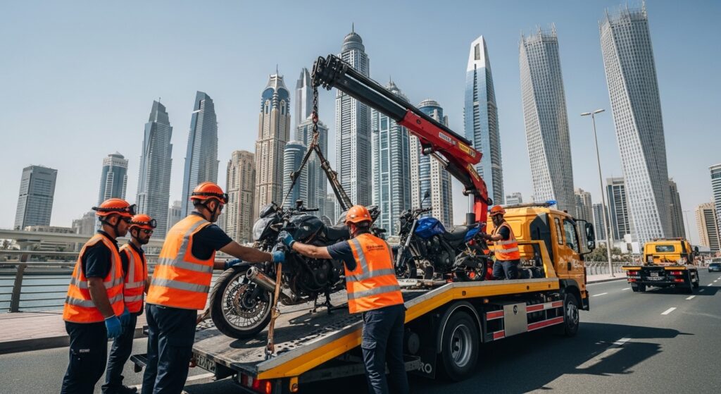 Motorcycle Recovery in Dubai