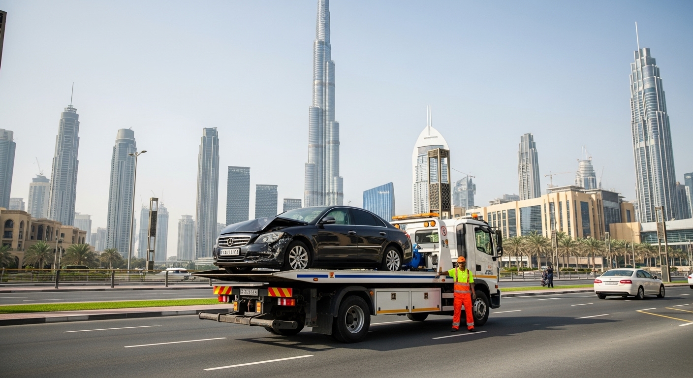car towing service abu dhabi