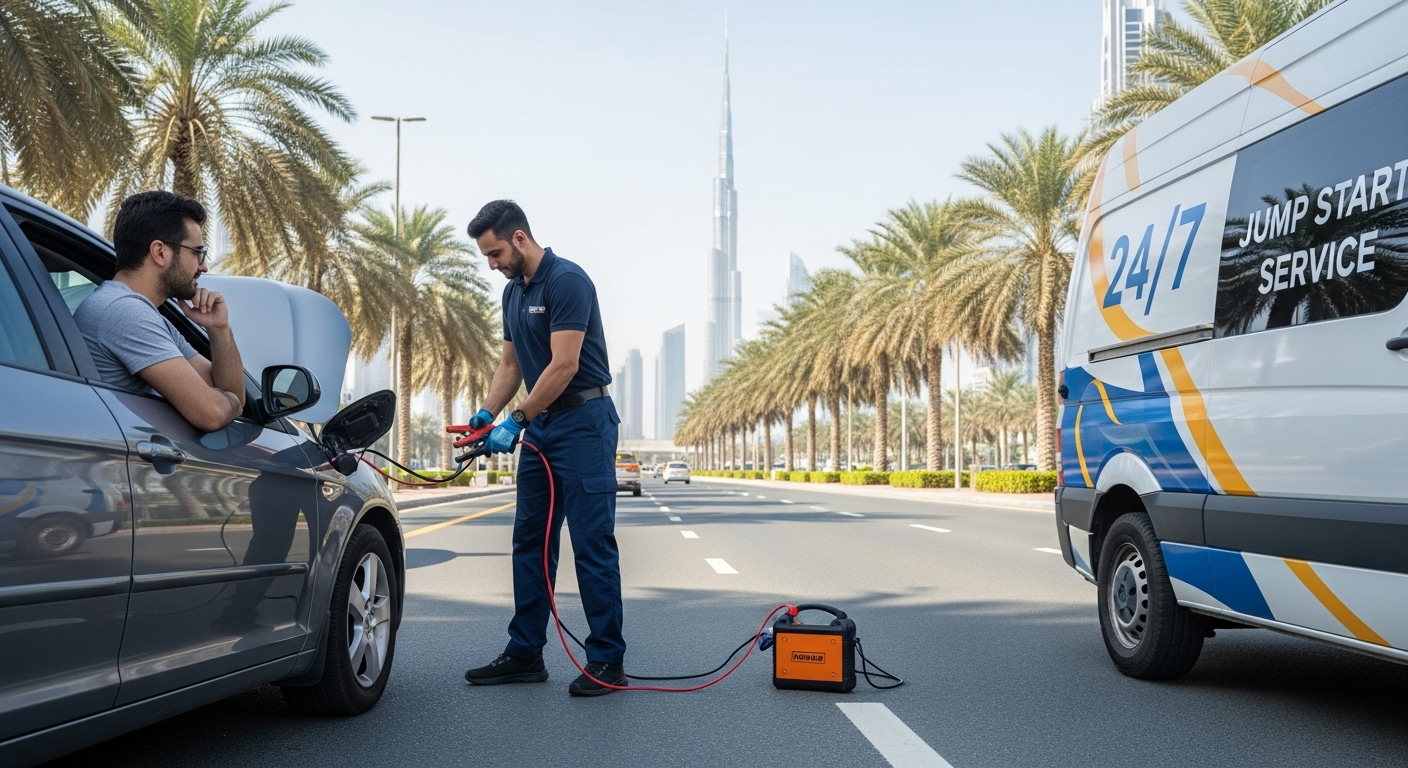 jump start car