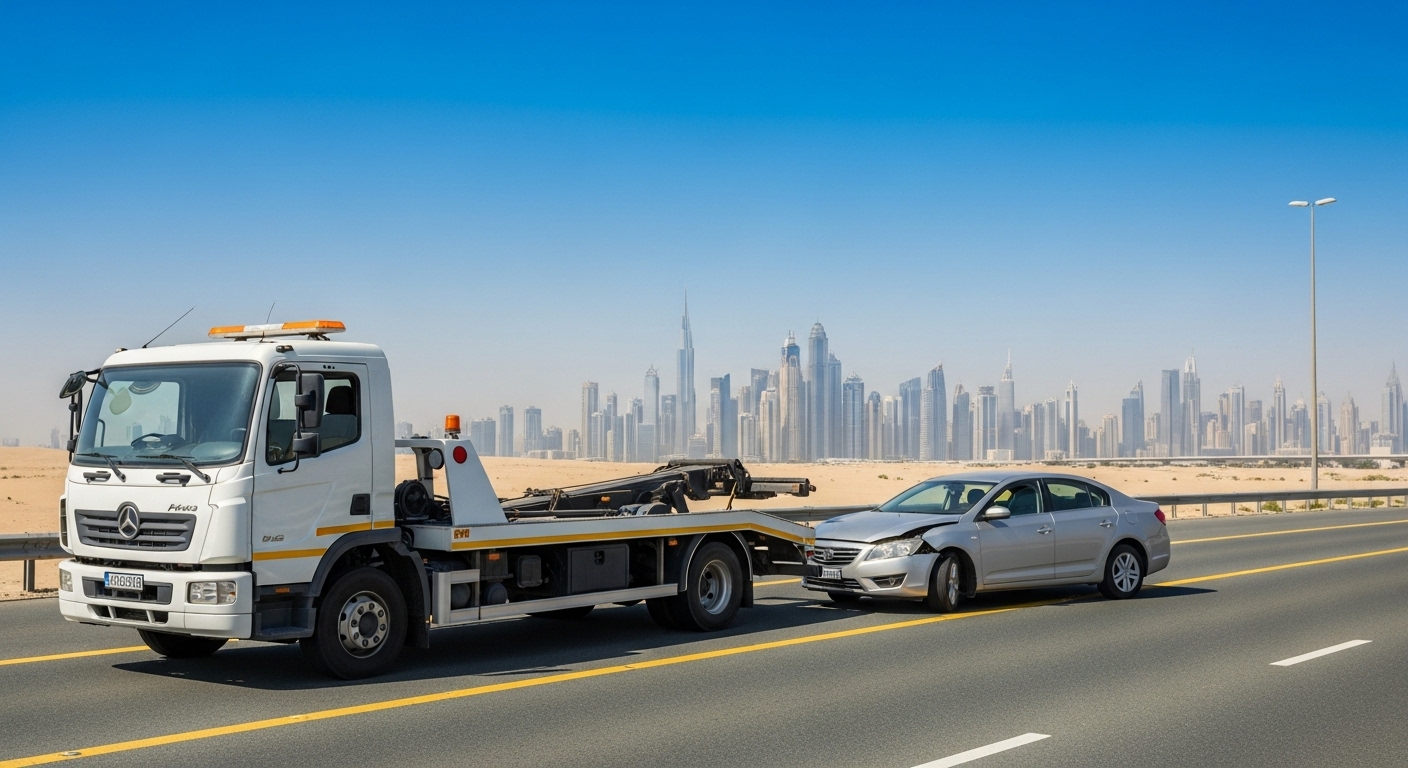 24/7 car recovery service in Dubai