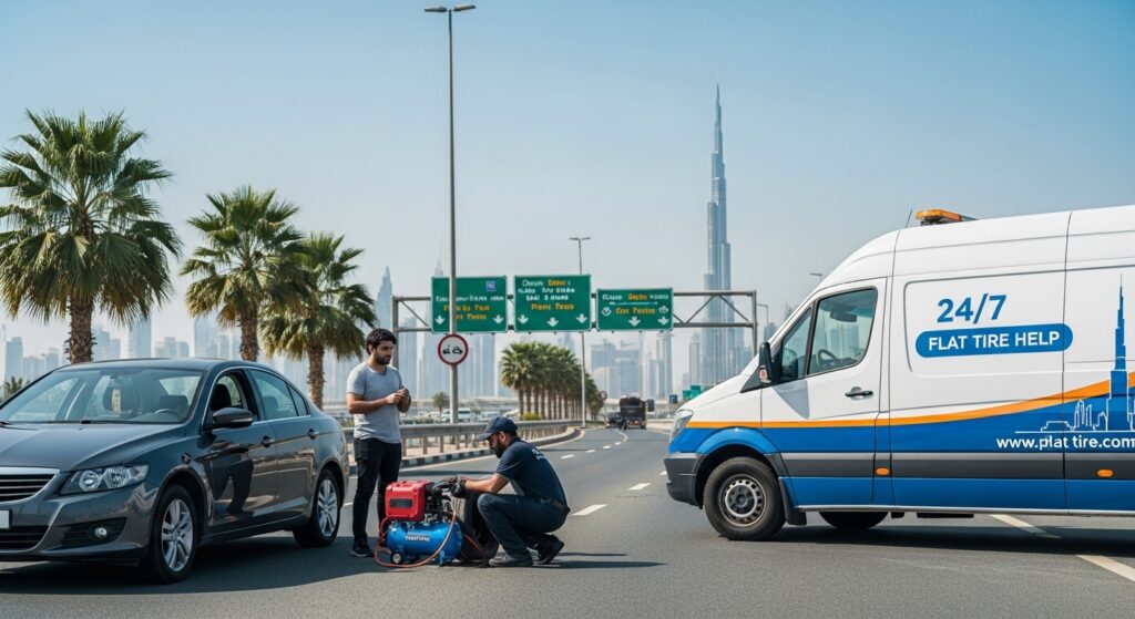 flat tire
