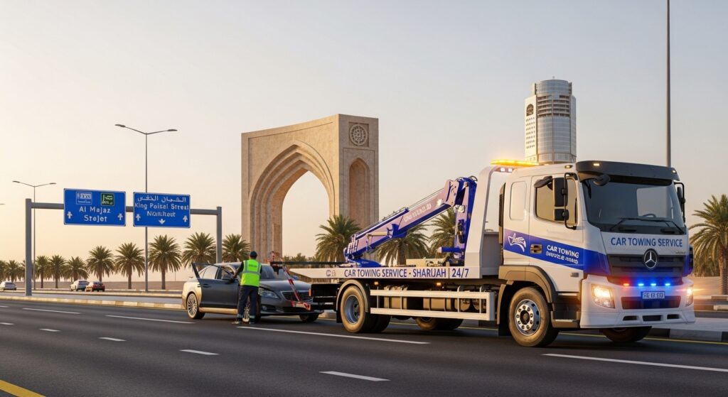 car towing service in Sharjah