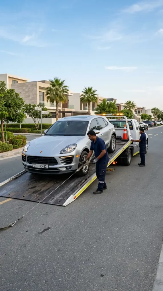 Car Recovery Services in Damac Hills​