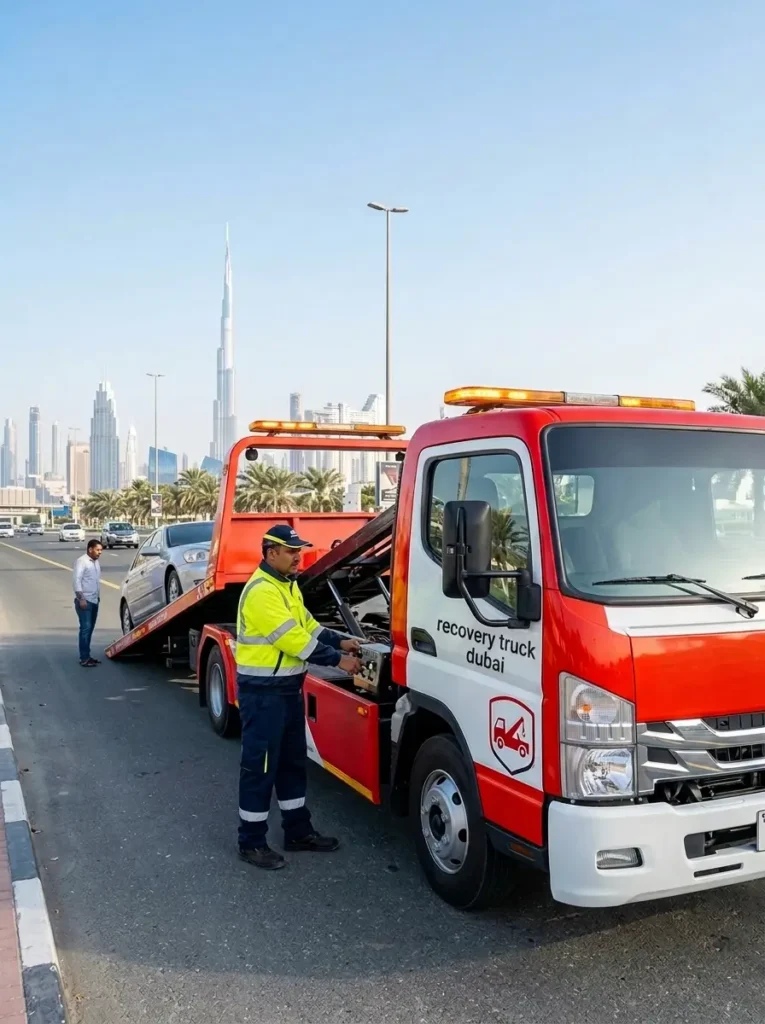 recovery truck services in dubai