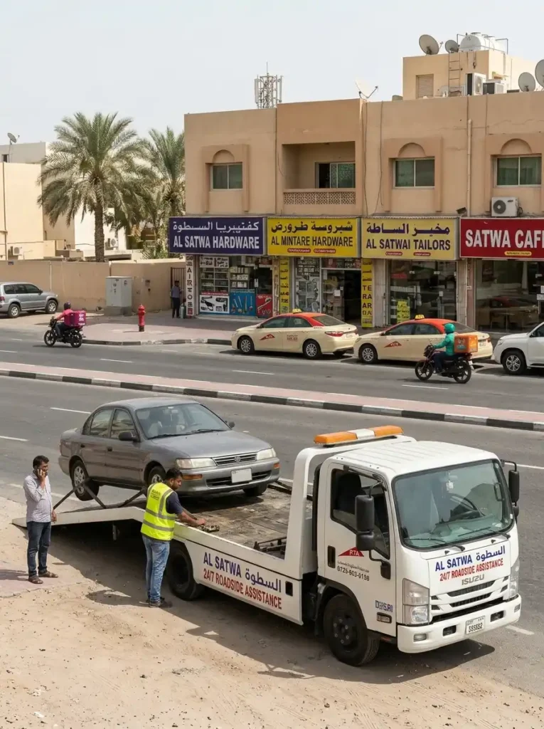 Car Recovery Services in Al Satwa